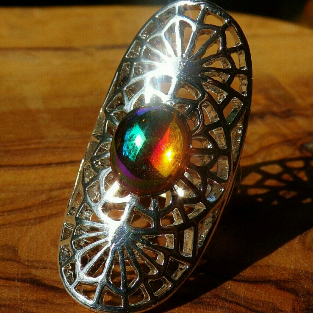 GENUINE SWAROVSKI CRYSTAL RING FROM FRANCE